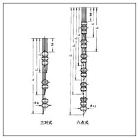 多對(duì)式熱電偶感溫元件 WRN-001 WRE-001